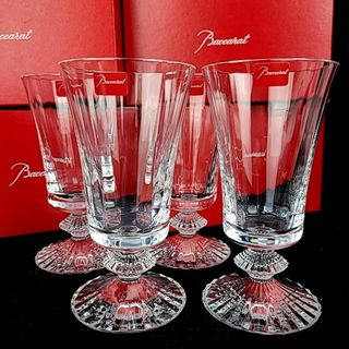 Baccarat - □未使用 ◇ バカラ ミルニュイ シャンパングラス 4客 箱