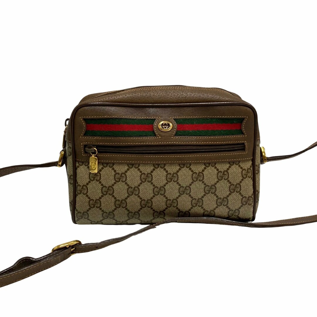 極 美品 GUCCI オールドグッチ グッチ ヴィンテージ シェリーライン GG