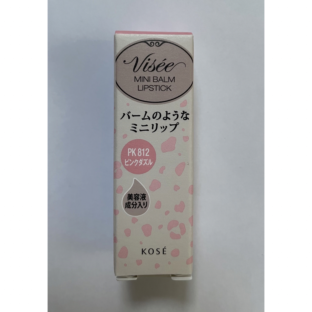 VISEE(ヴィセ)のヴィセ リシェ ミニバーム リップスティック ピンクダズル PK812(2.1g コスメ/美容のベースメイク/化粧品(口紅)の商品写真
