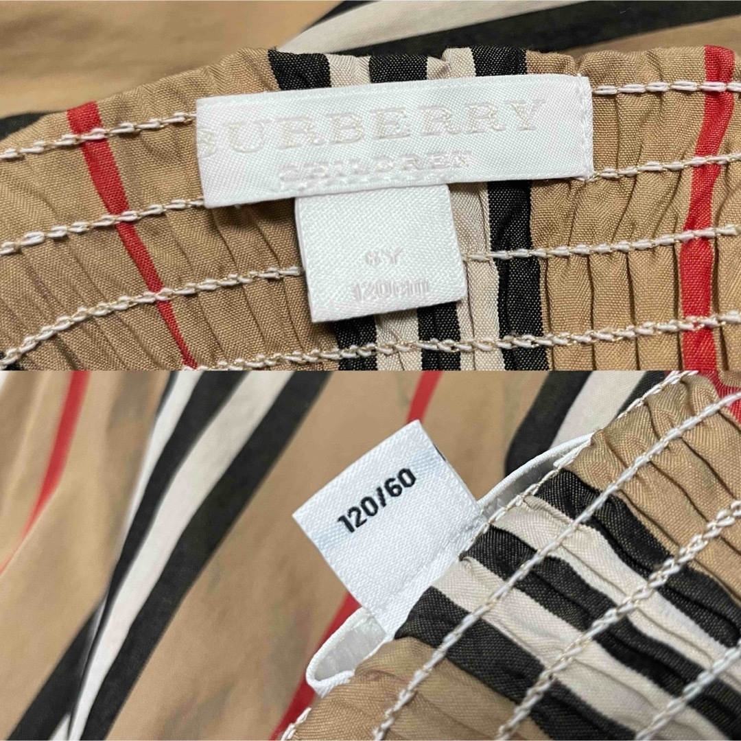 バーバリー Burberry キッズ 6Y 116cm ストライプ ワンピース
