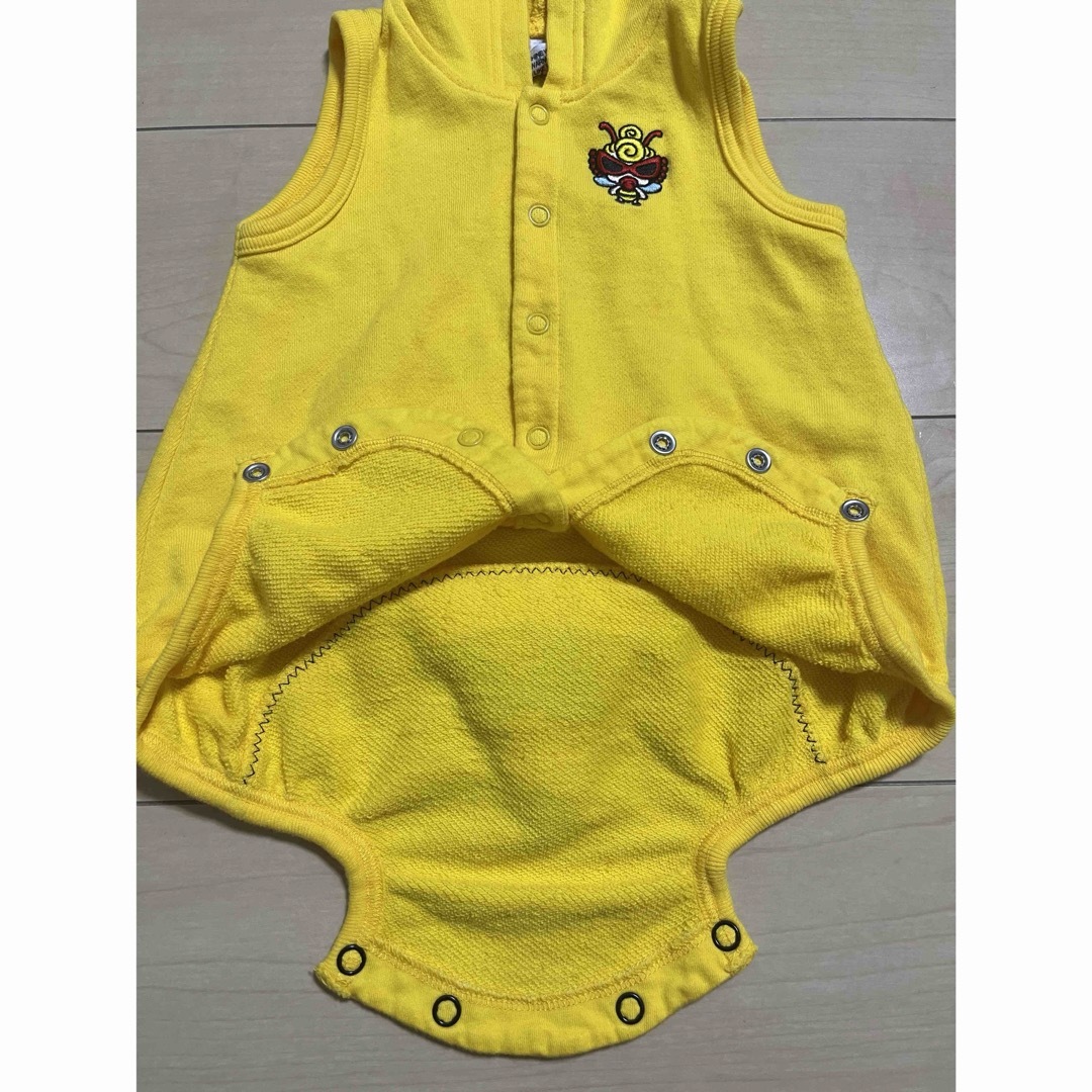 HYSTERIC MINI(ヒステリックミニ)のMY FIRST HYSTERIC  LITTLE BEE スウェットロンパース キッズ/ベビー/マタニティのベビー服(~85cm)(ロンパース)の商品写真