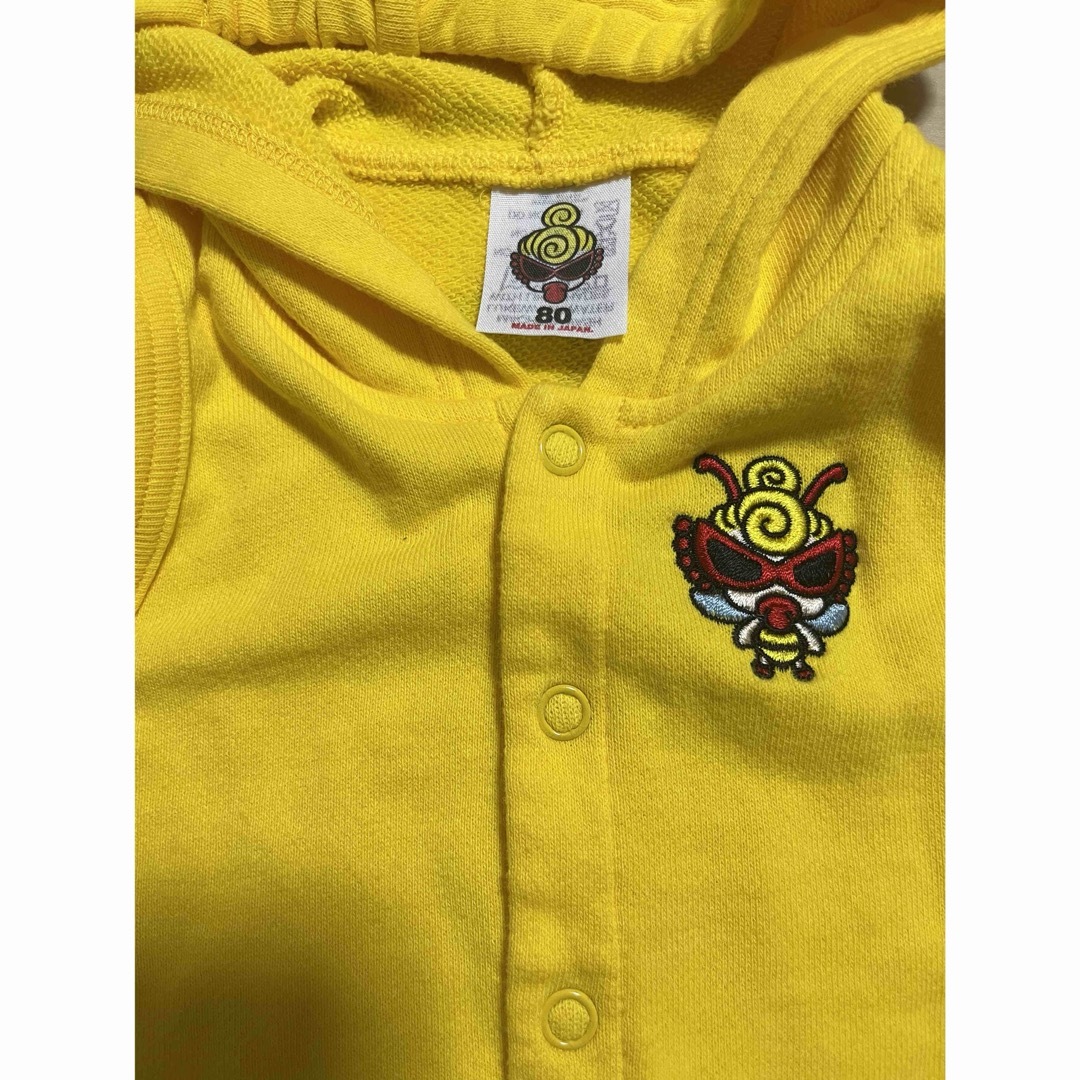 HYSTERIC MINI(ヒステリックミニ)のMY FIRST HYSTERIC  LITTLE BEE スウェットロンパース キッズ/ベビー/マタニティのベビー服(~85cm)(ロンパース)の商品写真