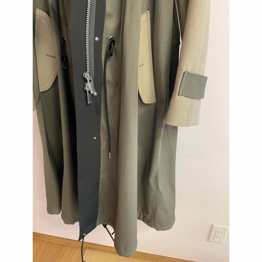 sacai(サカイ)の【sacai】サカイ ”Melton Mods Coat” トレンチコート レディースのジャケット/アウター(トレンチコート)の商品写真