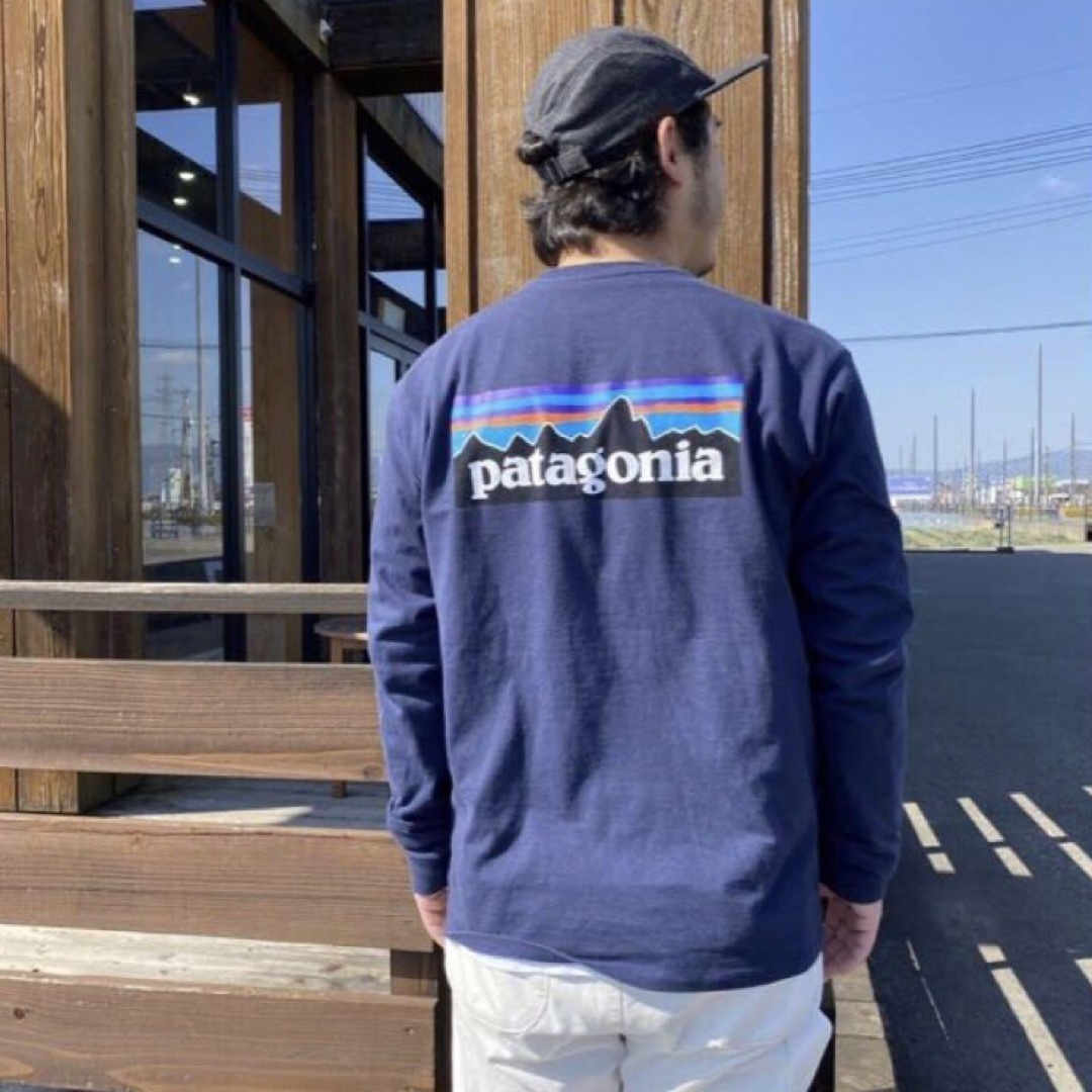 patagonia(パタゴニア)の新品⭐️patagonia P-6ロゴ レスポンシビリティー⭐️ロンT⭐️ メンズのトップス(Tシャツ/カットソー(七分/長袖))の商品写真