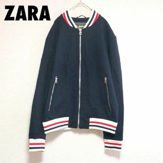 ザラ(ZARA)のcu5 ZARA ブルゾン/ジャケット/ナイロン/トリコロール/ネイビー/メンズ(ブルゾン)