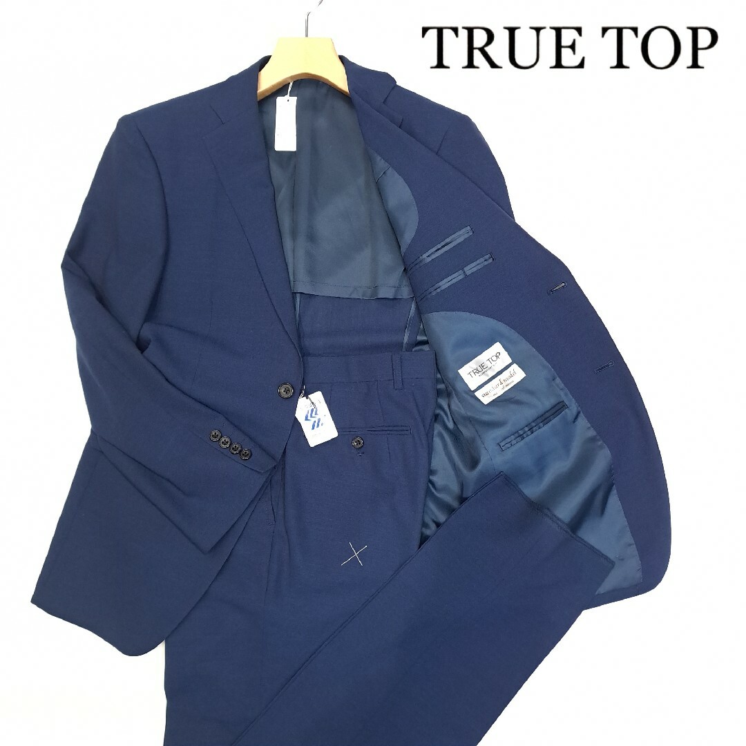 【新品/タグ付】TRUE TOP セットアップ スーツ ネイビー Y6/L