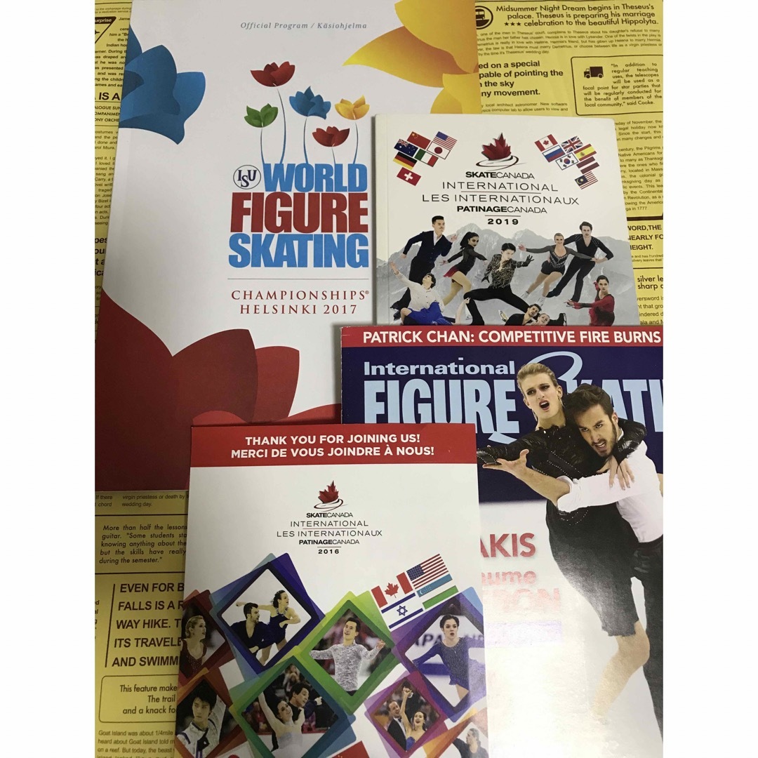 羽生結弦 2017世界選手権 2019スケートカナダ プログラム オマケ 献血 エンタメ/ホビーのタレントグッズ(スポーツ選手)の商品写真