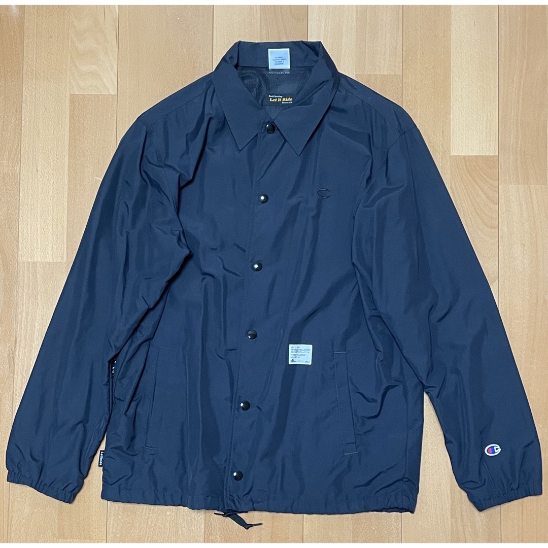 nano・universe(ナノユニバース)のChampion／別注LET IT RIDE コーチJACKET Mサイズ メンズのジャケット/アウター(ナイロンジャケット)の商品写真