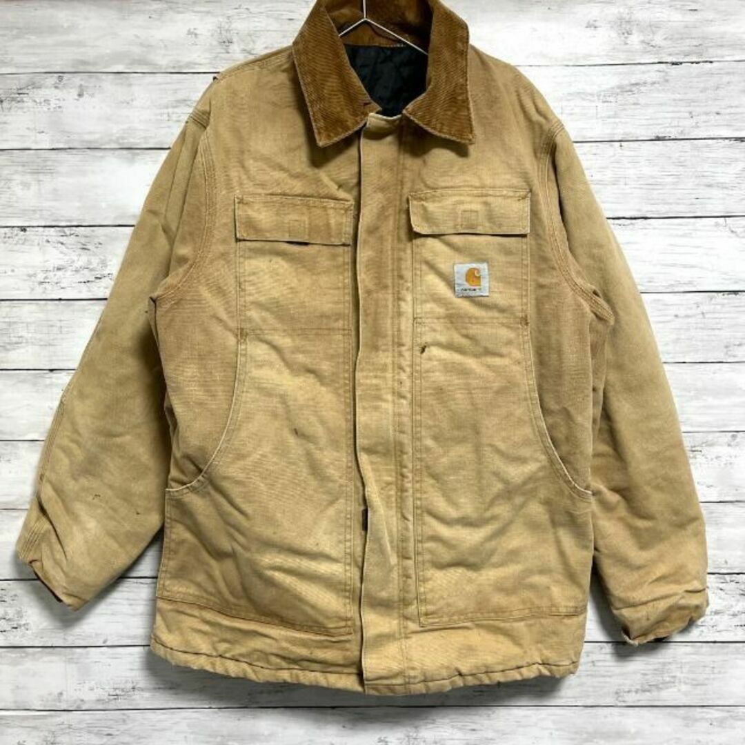 《大人気》carhartt☆カーハート☆トラディショナルコート☆襟コーデュロイ