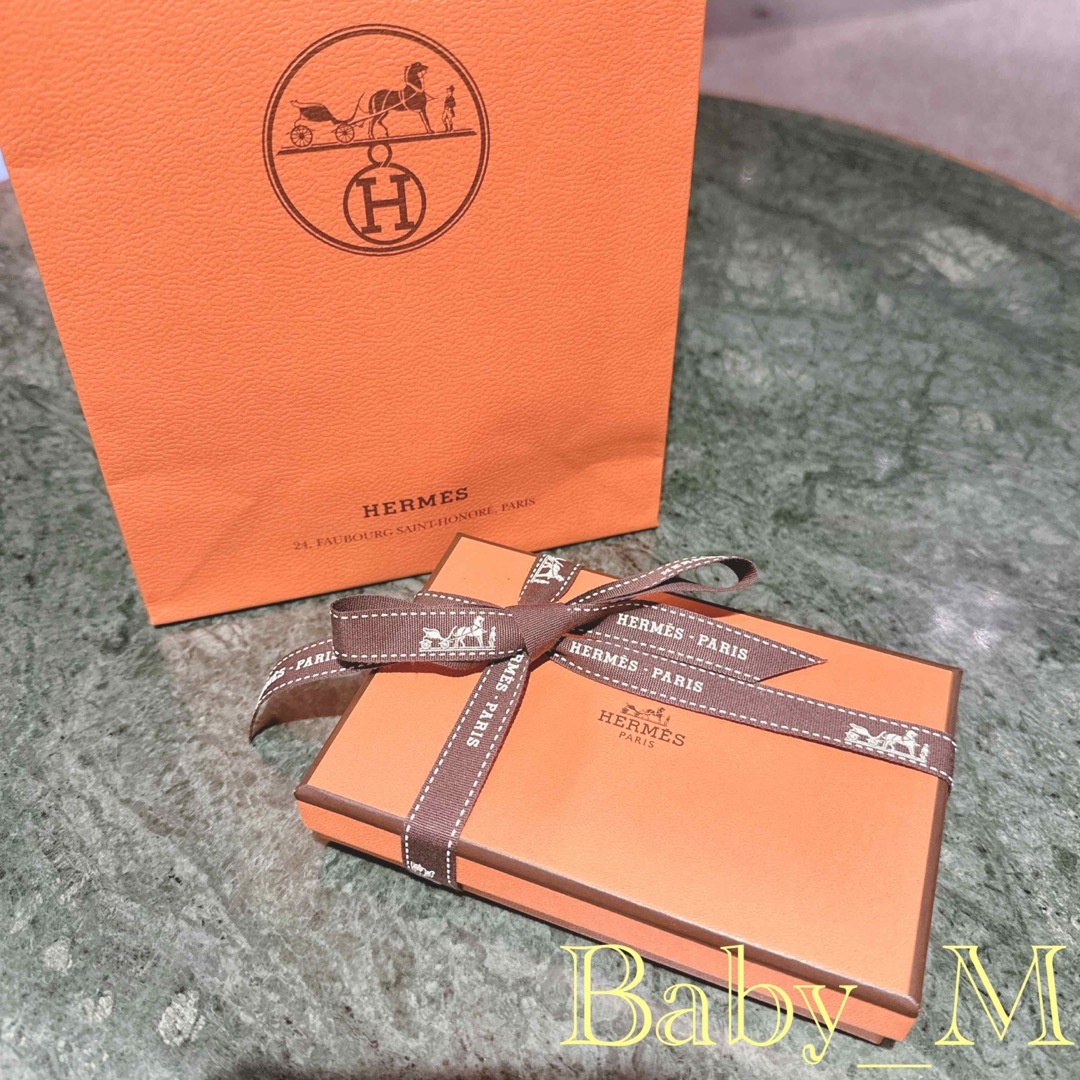 Hermes(エルメス)の【新品未使用】HERMES超レア♡カルヴィデュオ ブラック×シルバー金具 B刻印 レディースのファッション小物(財布)の商品写真