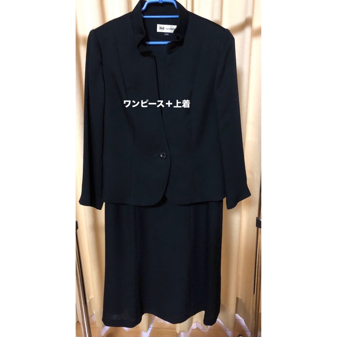 TOKYO IGIN(トウキョウイギン)のブラックフォーマル（上着、七分袖ワンピース）TOKYO IGIN 15ABR  レディースのフォーマル/ドレス(礼服/喪服)の商品写真