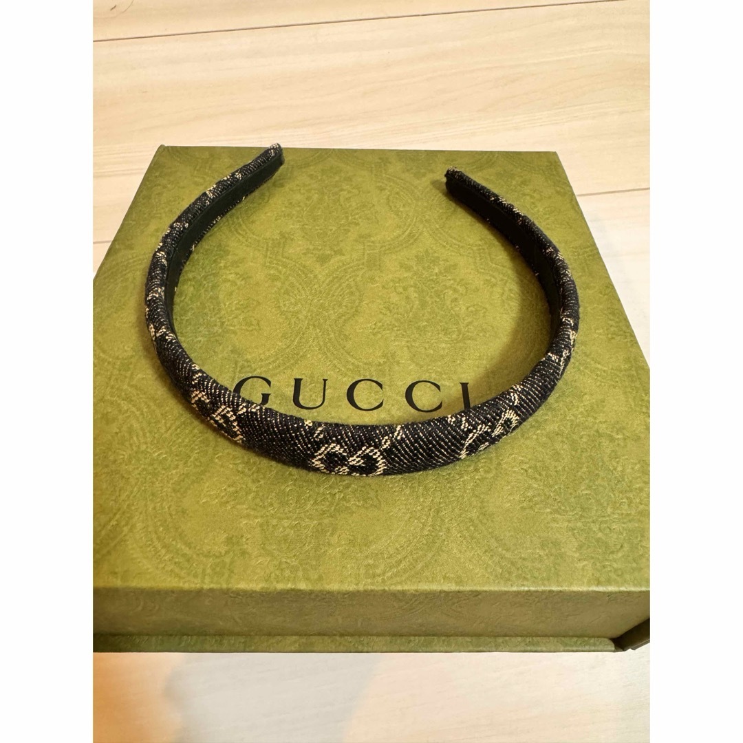Gucci - グッチ デニム カチューシャ ブラックの通販 by Richard