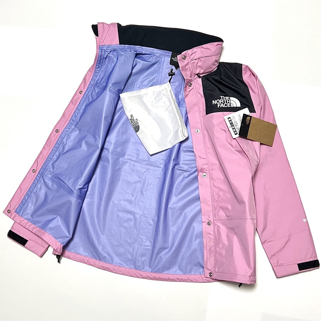 THE NORTH FACE(ザノースフェイス)のL 新品 ノースフェイス マウンテン レインテックス  ピンク ゴアテックス レディースのジャケット/アウター(ナイロンジャケット)の商品写真