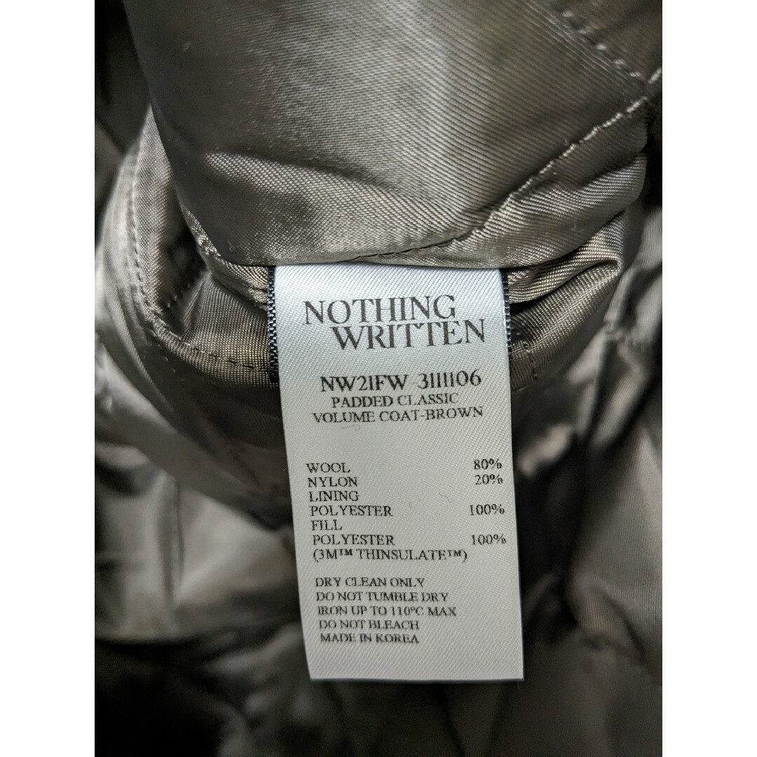 nothingwritten ウールコート
