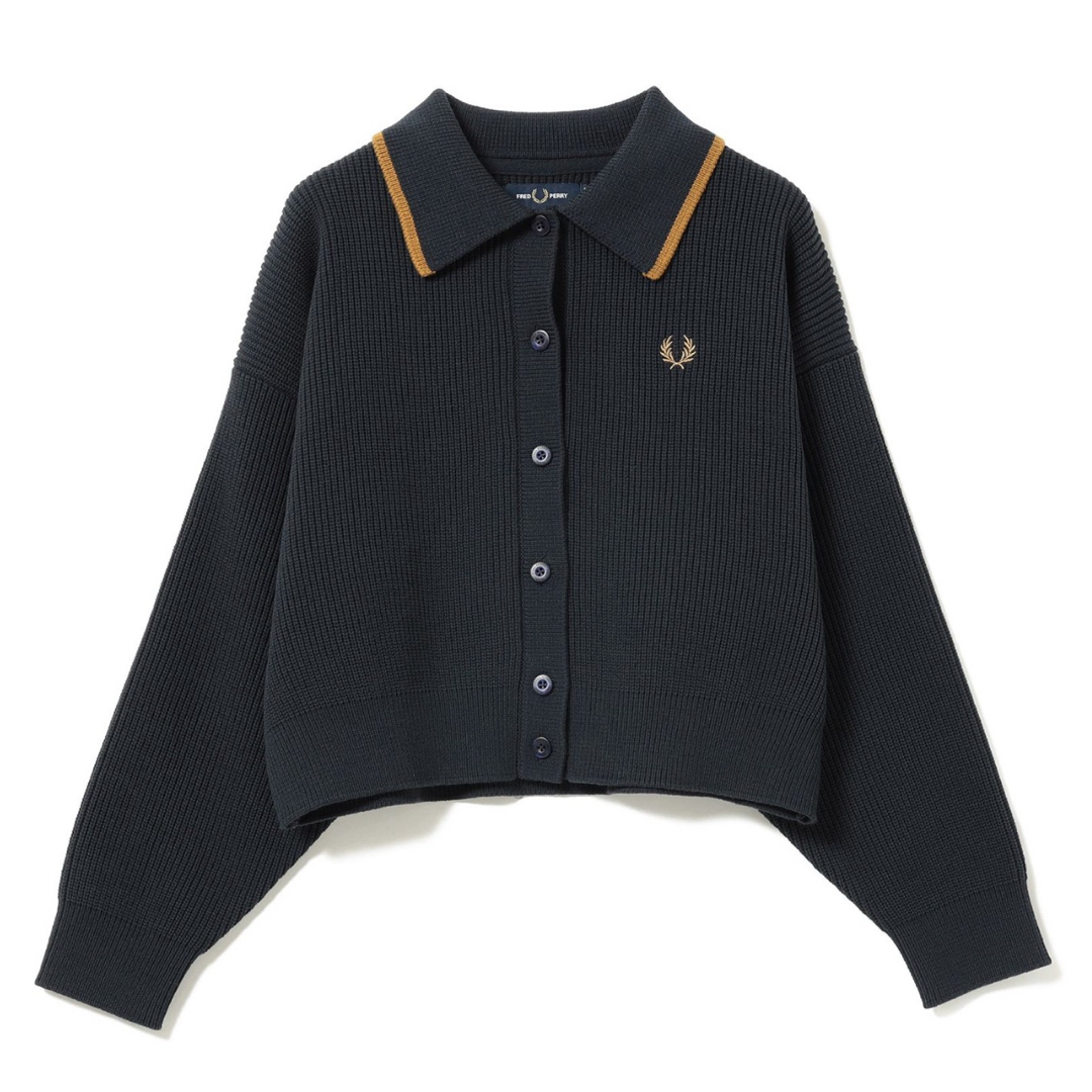 FRED PERRY - FRED PERRY × Ray BEAMS / 別注 カラー カーディガンの+