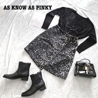 アズノゥアズピンキー(AS KNOW AS PINKY)のused★AS KNOW AS PINKY アズノゥアズ　ラップミニスカート(ミニスカート)