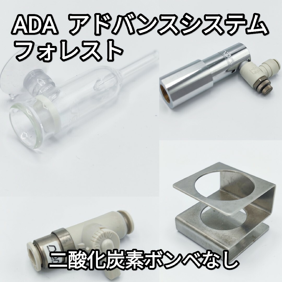 ADA  アドバンスシステムフォレスト　CO2 二酸化炭素　水草