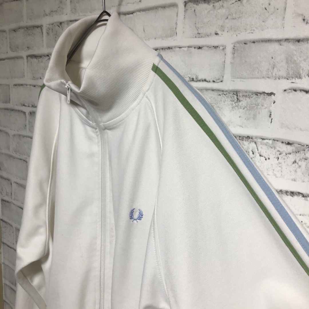 FRED PERRY 80s トラックジャケット ブルーグレー ポルトガル製 M