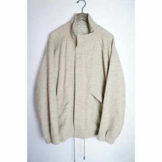 オーラリー(AURALEE)の美品22AW AURALEE ツイード ジップ ブルゾン ジャケット1012Ｎ▲(ブルゾン)