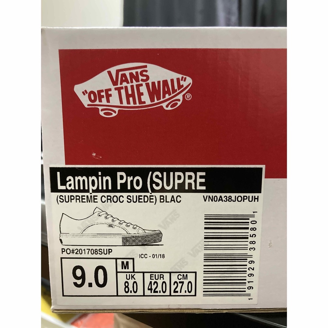 新品supreme×vansコラボスニーカーLAMPINProｼｭﾌﾟﾘｰﾑ