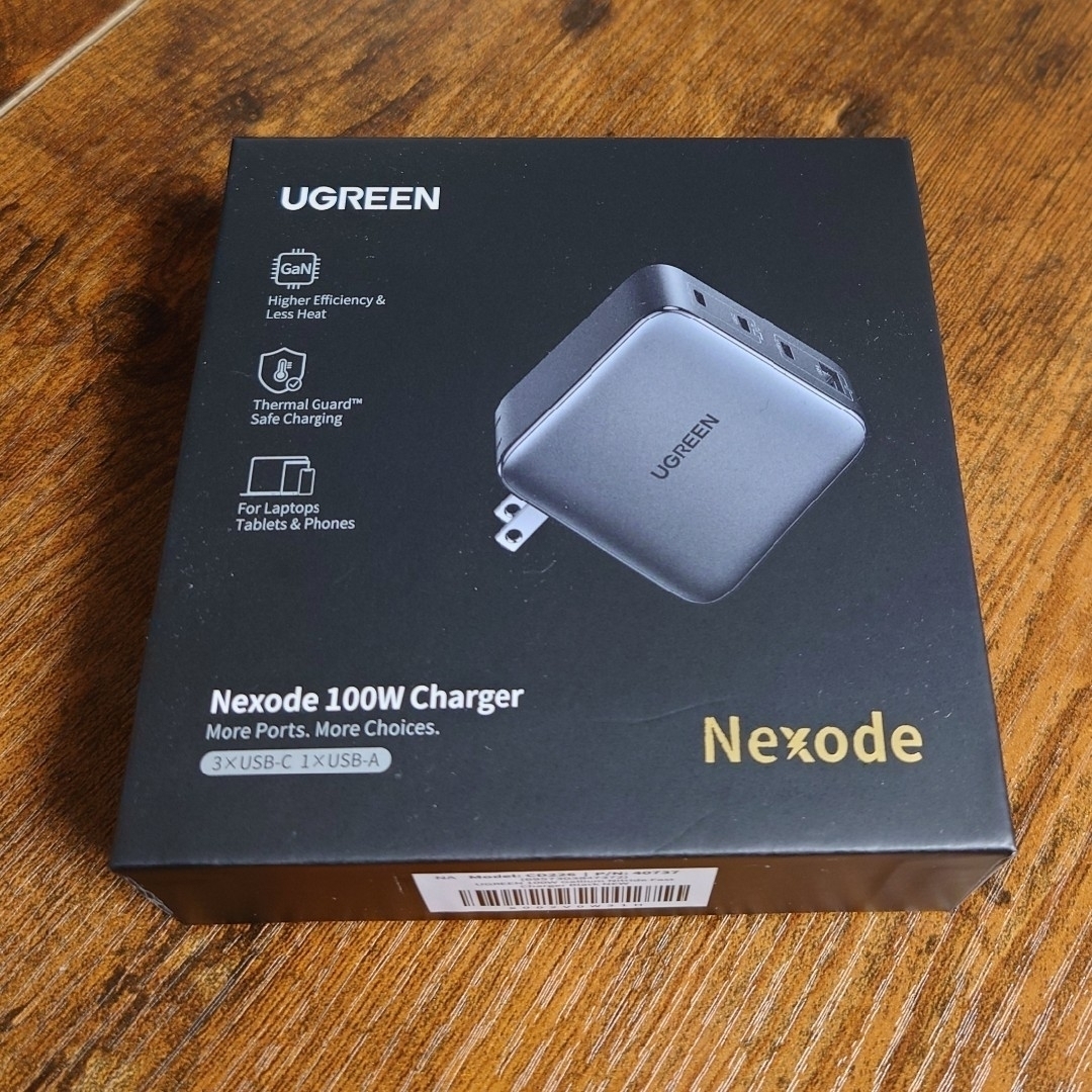 （新品未開封）UGREEN Nexode 充電器 100W 4ポート