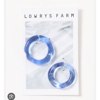 ローリーズファーム(LOWRYS FARM)のガラスリング　クリアブルー(リング(指輪))