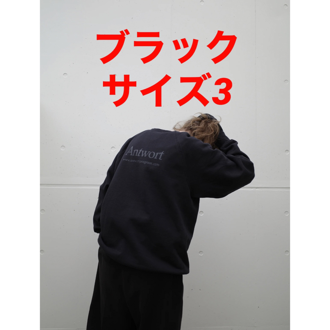 Tシャツ/カットソー(七分/長袖)Antwort STAFF LS T-SHIRT black 3