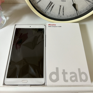 エヌティティドコモ(NTTdocomo)の新品未使用♡定価45000円超 Huawei dtab Compact d02K(タブレット)