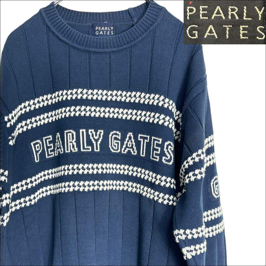 ■美品　 PEARLY GATES(パーリーゲイツ)長袖セーター