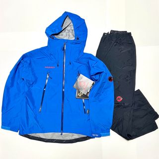 マムート マウンテンパーカー(メンズ)(ブルー・ネイビー/青色系)の