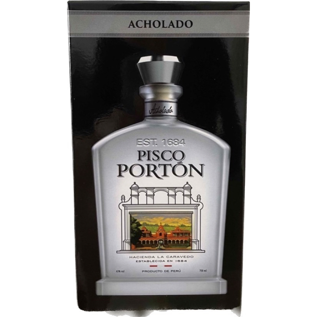 【おまけ付き】PISCO PORTON 750ml(未開封) 食品/飲料/酒の酒(蒸留酒/スピリッツ)の商品写真