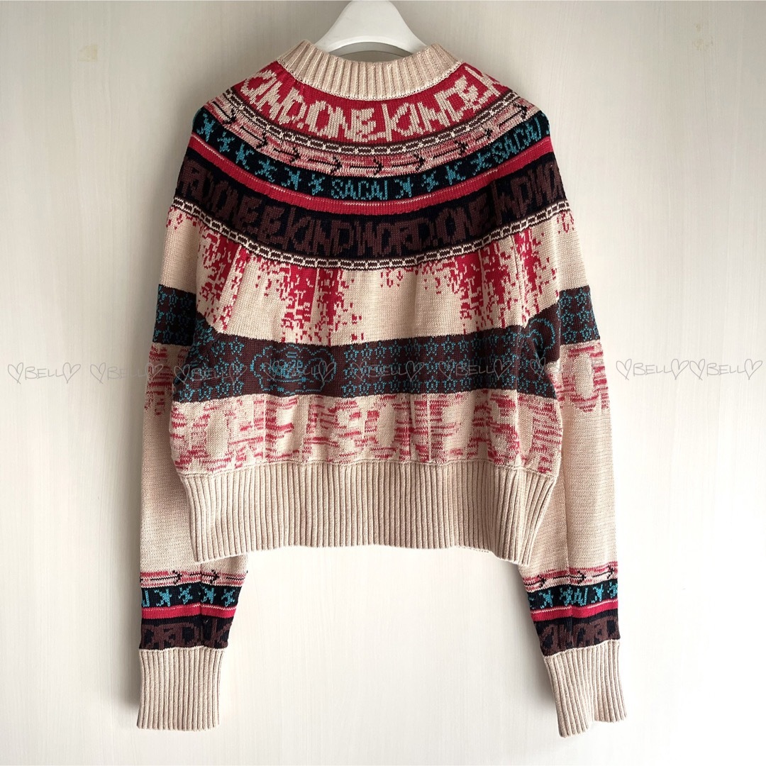 ♡サカイ♡Eric Haze Jacquard Knit Pullover♡