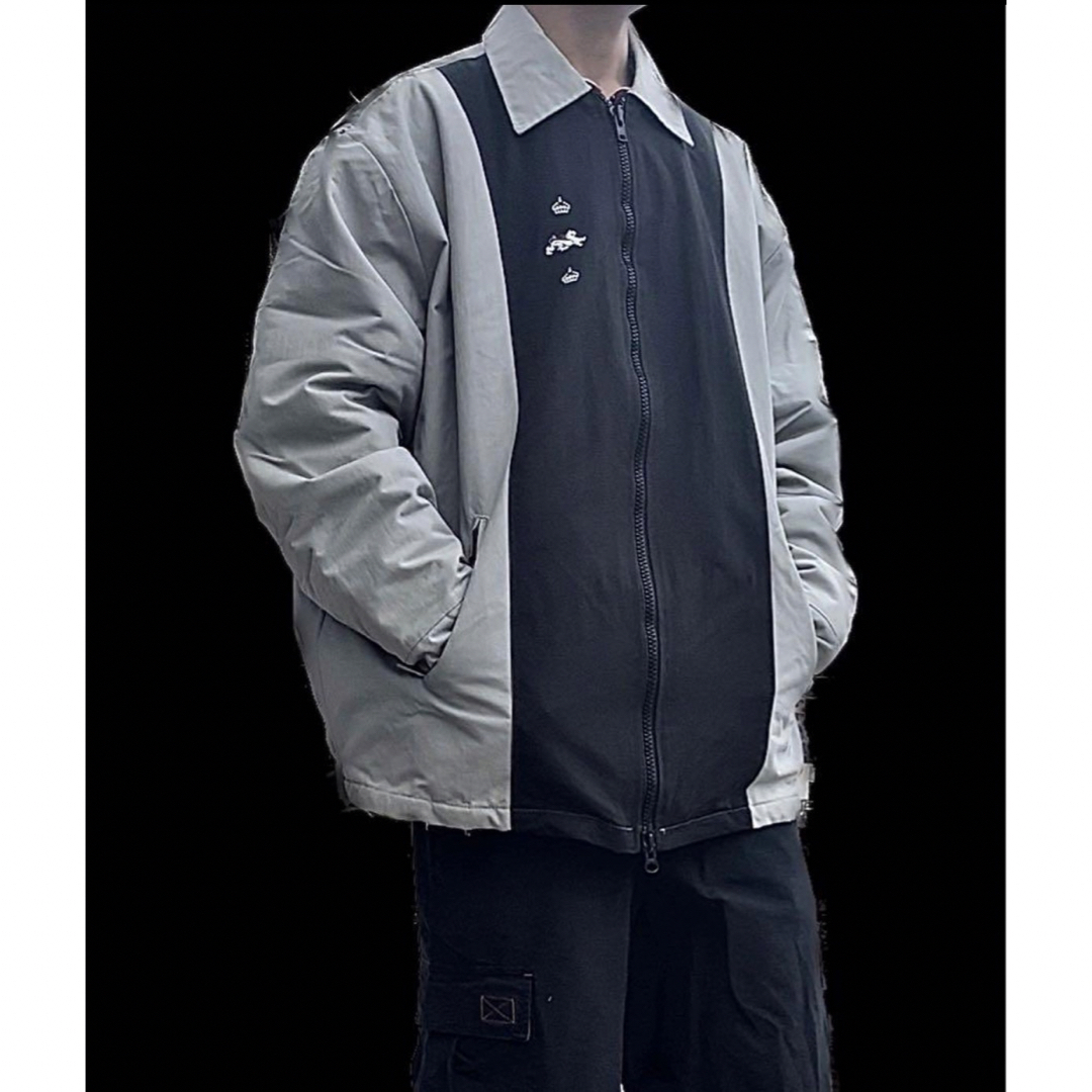 FUBU(フブ)の90s USA製　KIK WEAR HIPHOP NYLON JACKET メンズのジャケット/アウター(ナイロンジャケット)の商品写真