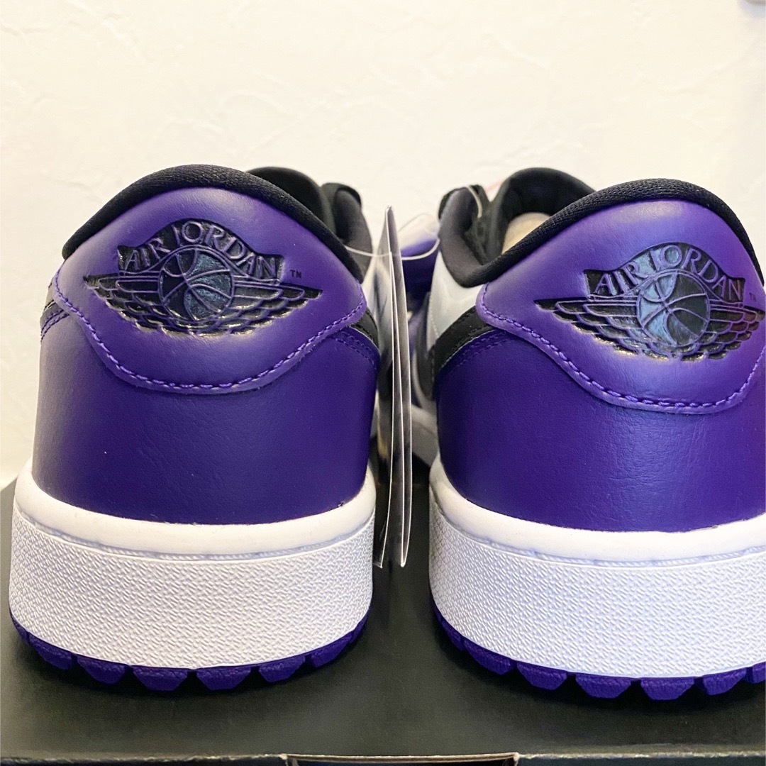 希少Air Jordan 1 Low Golf Court Purple30cm