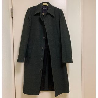 ラフシモンズ(RAF SIMONS)のラフシモンズ コート 黒(ステンカラーコート)