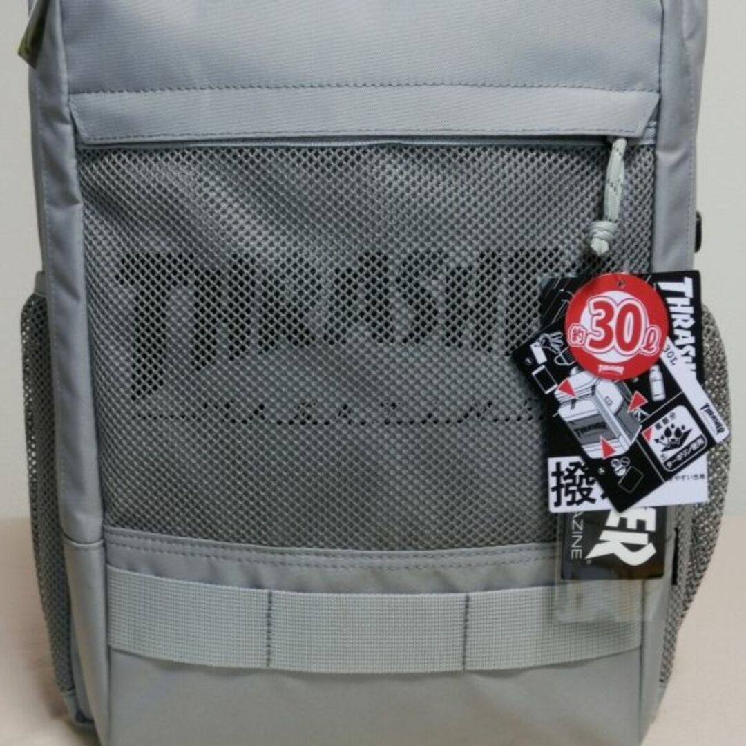 THRASHER(スラッシャー)のスラッシャー 撥水Dパック　消臭　抗菌　THR-238　IG/BK　p8233 メンズのバッグ(バッグパック/リュック)の商品写真