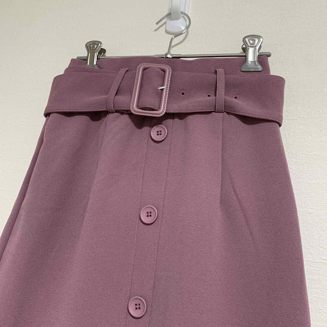 GRL(グレイル)のベルト付きフロントスリットタイトスカート レディースのスカート(ロングスカート)の商品写真