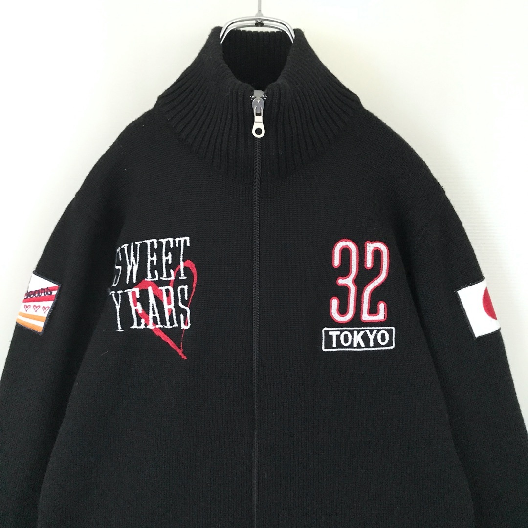 SWEET YEARS★32TOKYO JAPAN★フルジップセーター★ゴルフ