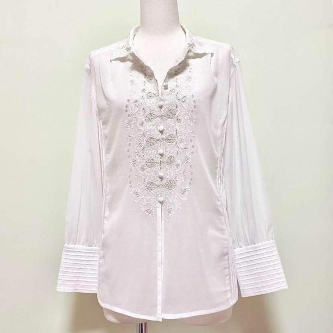 DAMA collection ダーマコレクション デザインレースブラウス-