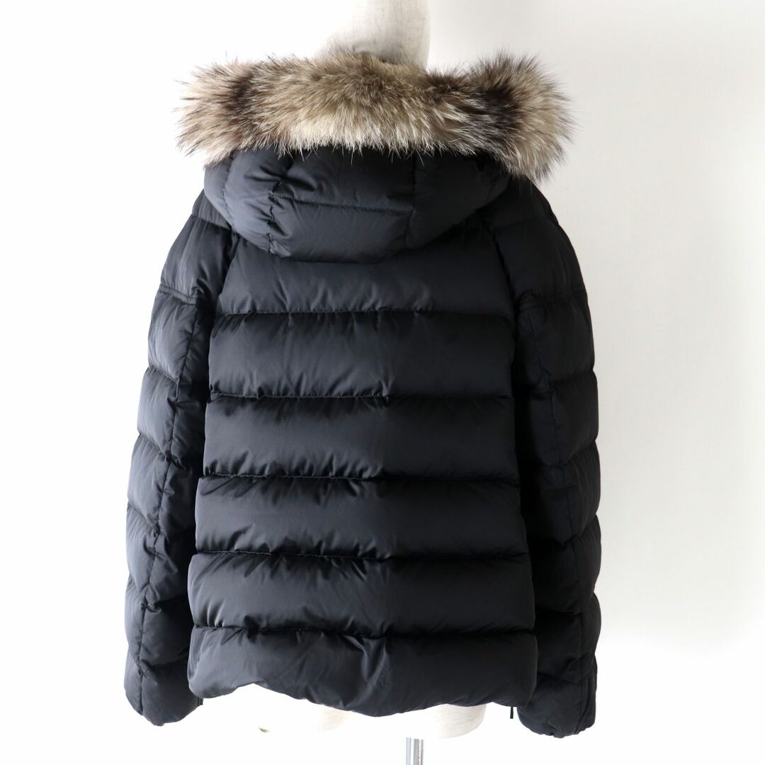 美品　モンクレール　chitalpa ブラック　3 ファー　moncler