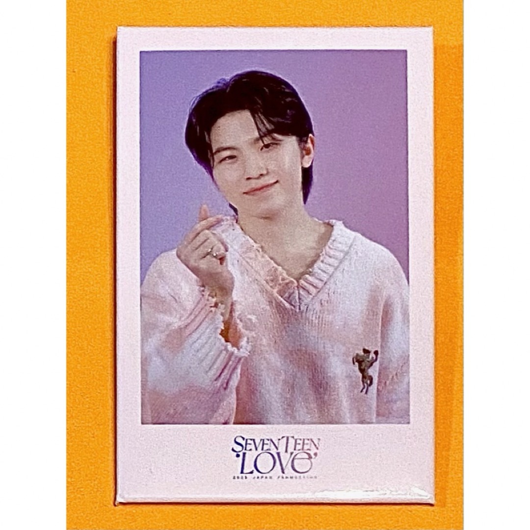 SEVENTEEN LOVE ペンミ ウジ スクエア缶バッジ ラキドロ 缶バッジ