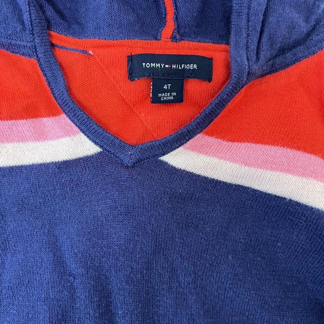 TOMMY HILFIGER(トミーヒルフィガー)の🌸春先取り🌸トミーヒルヒィガー♡パーカー♡4T♡110cm🌸 キッズ/ベビー/マタニティのキッズ服男の子用(90cm~)(ジャケット/上着)の商品写真