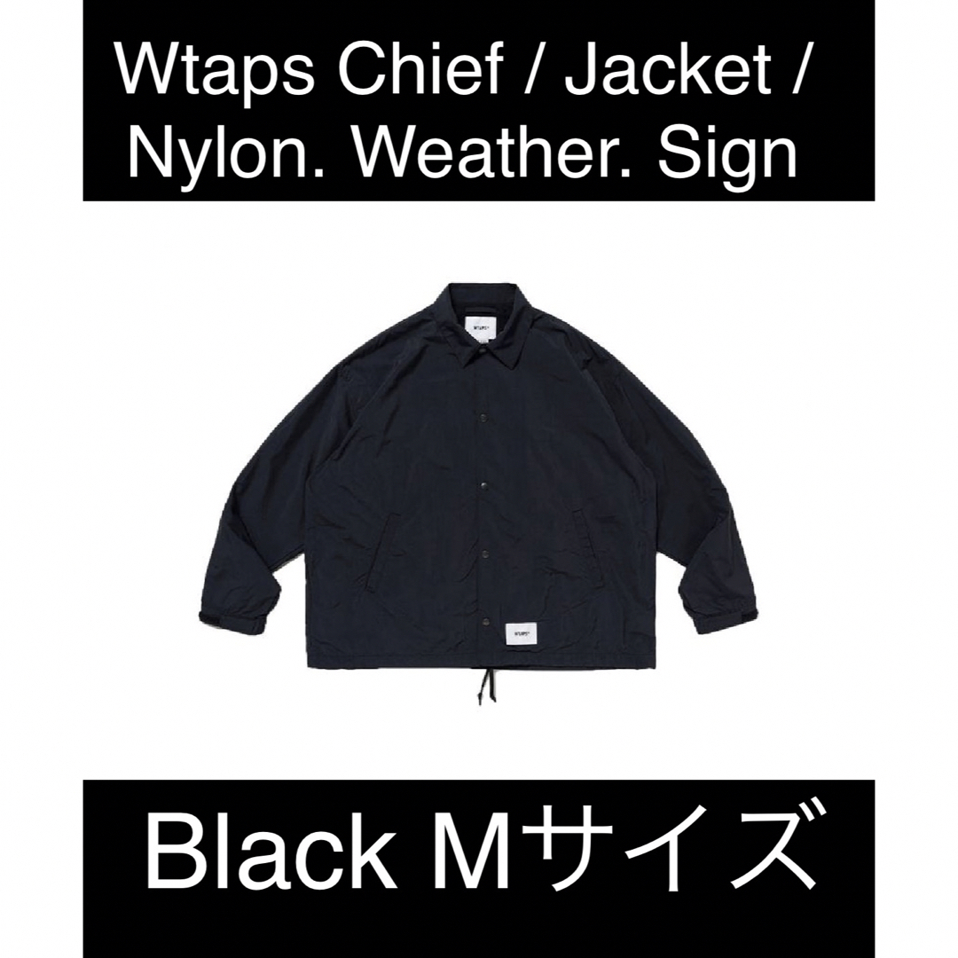 23AW wtaps CHIEF JACKET NYLON M BLACK-