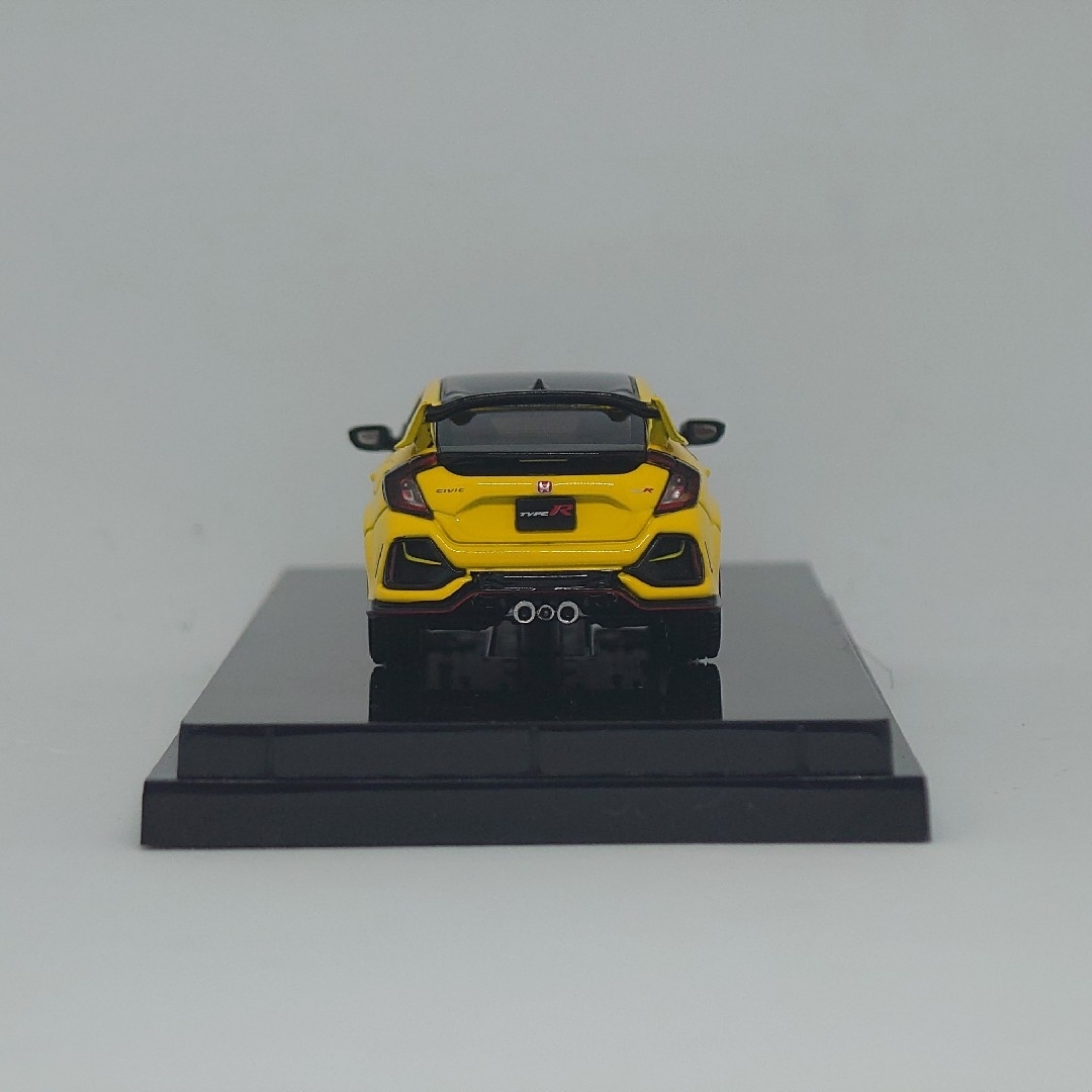 HobbyJAPAN(ホビージャパン)のホビージャパン 1/64 ホンダ シビックタイプR FK8 2020 イエロー エンタメ/ホビーのおもちゃ/ぬいぐるみ(ミニカー)の商品写真