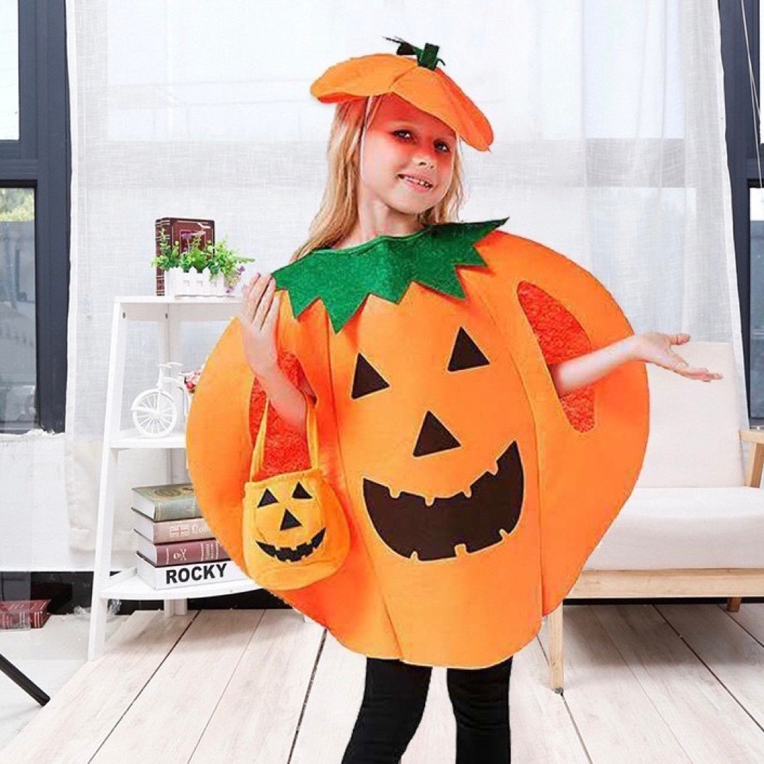 かぼちゃ　着ぐるみ　コスプレ　仮装　子ども　ハロウィン　パーティー　イベント