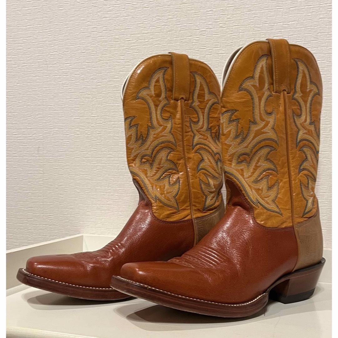 Tony Lama(トニーラマ)のJustin boots ウエスタンブーツ　カウボーイブーツ メンズの靴/シューズ(ブーツ)の商品写真