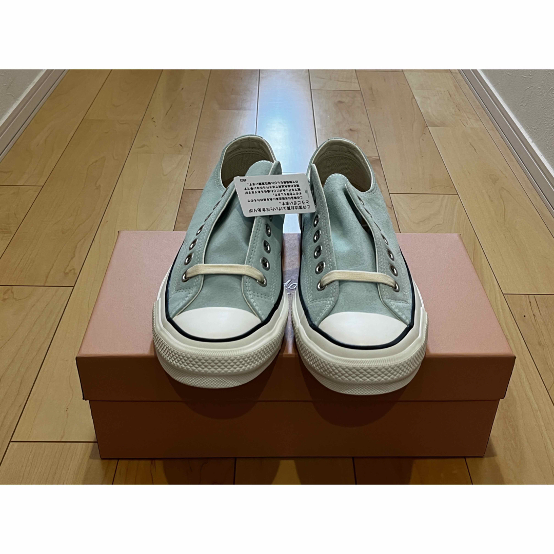 28.0cm ミント　Addict CHUCK TAYLOR スエード　ブルー