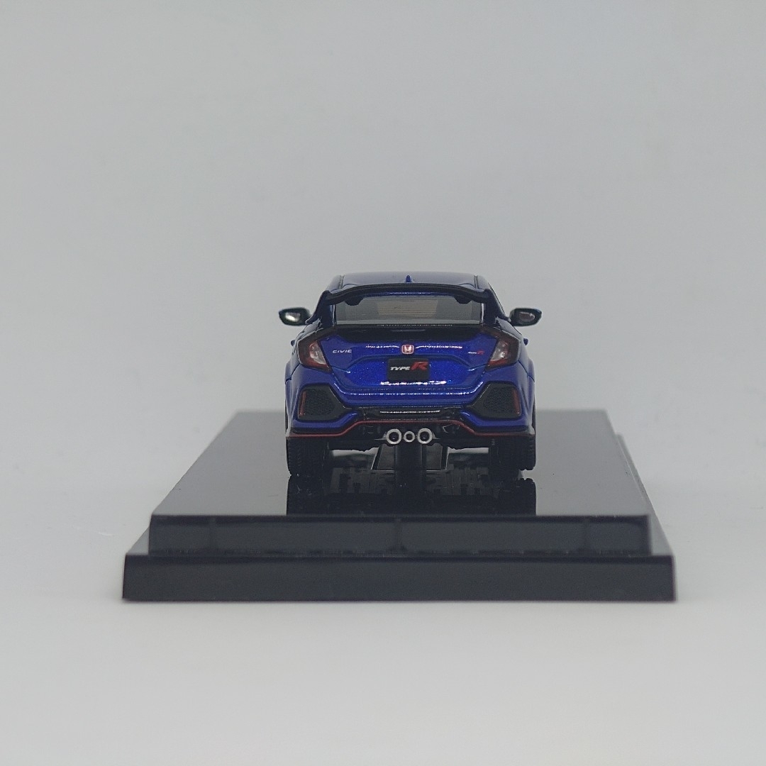 HobbyJAPAN(ホビージャパン)のホビージャパン 1/64 ホンダ シビックタイプR FK8 2017 ブルー エンタメ/ホビーのおもちゃ/ぬいぐるみ(ミニカー)の商品写真