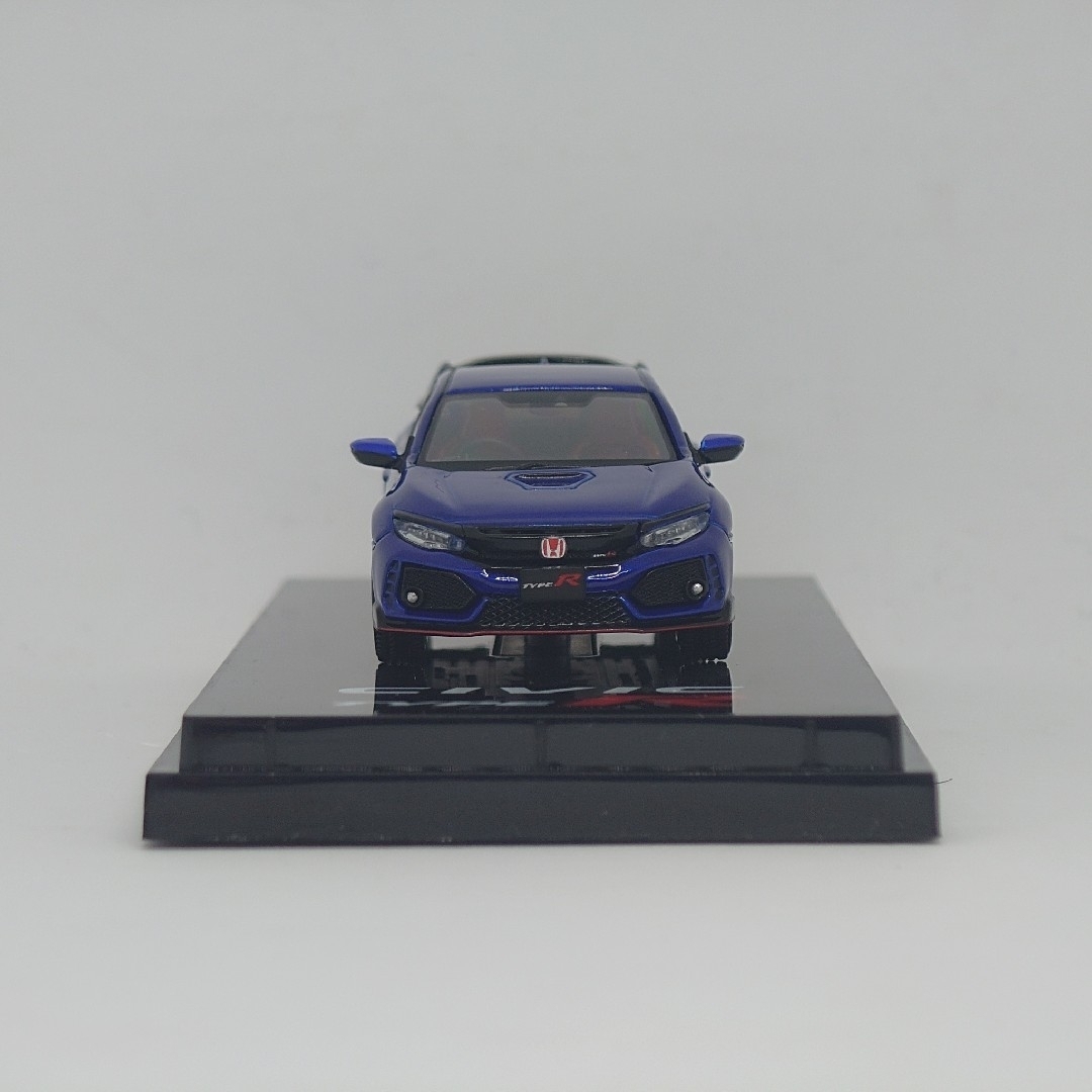 HobbyJAPAN(ホビージャパン)のホビージャパン 1/64 ホンダ シビックタイプR FK8 2017 ブルー エンタメ/ホビーのおもちゃ/ぬいぐるみ(ミニカー)の商品写真