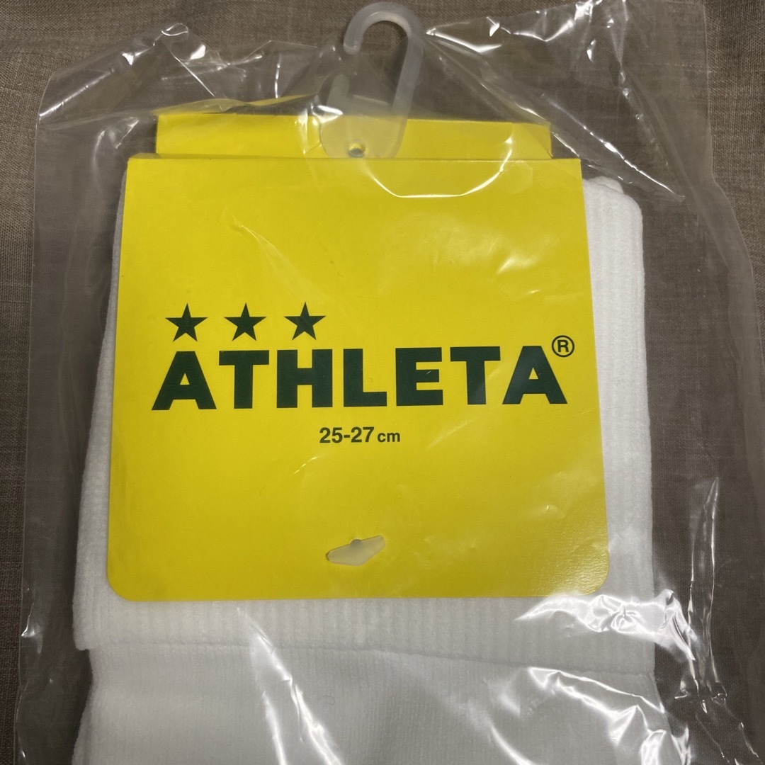 ATHLETA(アスレタ)のATHLETAアスレタ25-27cmサッカーソックス新品01080 スポーツ/アウトドアのサッカー/フットサル(ウェア)の商品写真